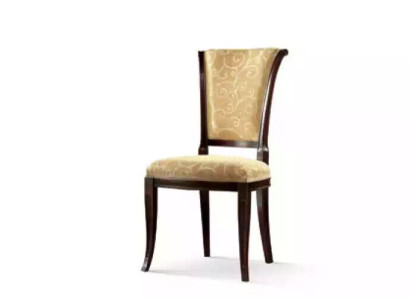Design Textile Luxury Armchair Chair without Armrest Dining room chair Beige